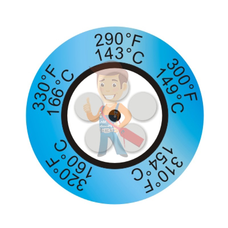 Термоиндикаторная наклейка Thermax 5 Clock - фото 4