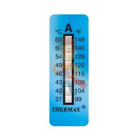 Термоиндикатор для контроля холодовой цепи Hallcrest Temprite - Термоиндикаторная наклейка Thermax 8