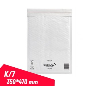 MAIL LITE WHITE K/7, белый пакет с воздушной подушкой