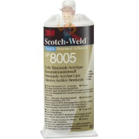 Клей эпоксидный двухкомпонентный, прозрачный, 48,5 мл 3M Scotch-Weld DP100 PLUS - Клей Акриловый Двухкомпонентный, белый, 38 мл