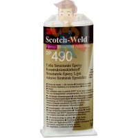 Клей эпоксидный двухкомпонентный, прозрачный, 48,5 мл 3M™ Scotch-Weld™ DP100 PLUS - Клей Эпоксидный Двухкомпонентный, чёрный, 50 мл